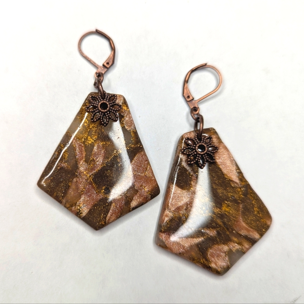 Tiger's Eye Inspired Earrings